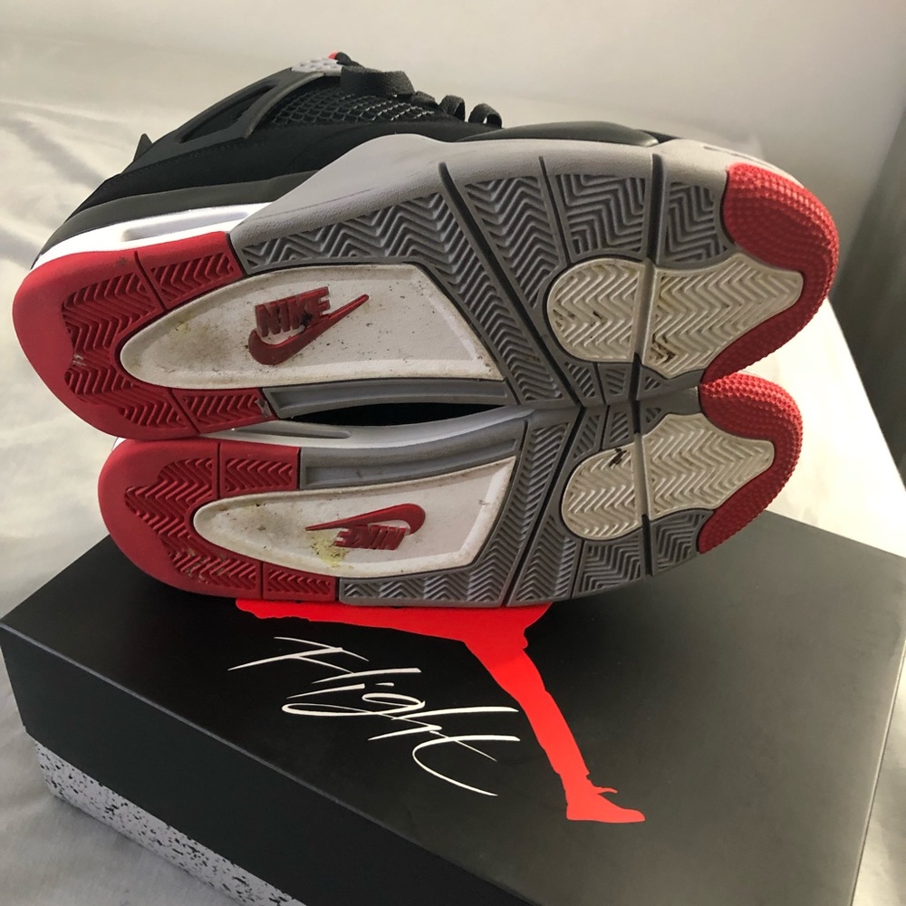 Men’s air Jordan 4 retro black cement - Picture 5 of 5